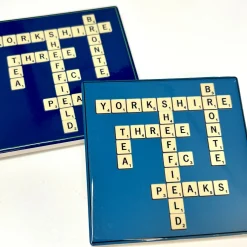 Ceramic Coaster | Hand-Painted Scrabble Yorkshire | Art & Soul