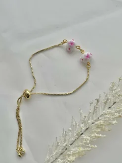 Cherry Blossom Bracelets - Handmade Polymer Clay Bracelets