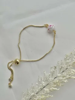 Cherry Blossom Bracelets - Handmade Polymer Clay Bracelets