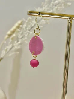 Cherry Blossom No. 1 - Handmade Polymer Clay Earrings