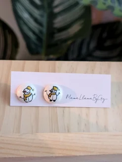 Christmas - Wooden Studs