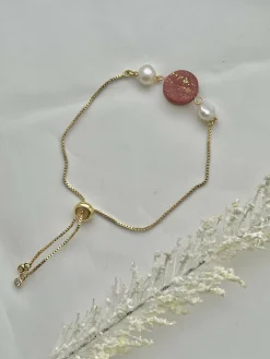 Clay and Pearl Bracelets - Handmade Polymer Clay Bracelets