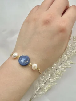 Clay and Pearl Bracelets - Handmade Polymer Clay Bracelets