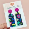 Colour Pop Statement Earrings