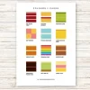 Colours of Cakes Print