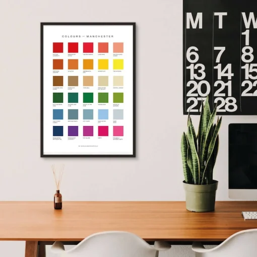 Colours of Manchester Print