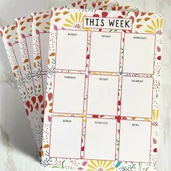 Confetti Petals This Week Notepad A5