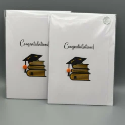 Congratulations Graduation - Pom Pom greeting card