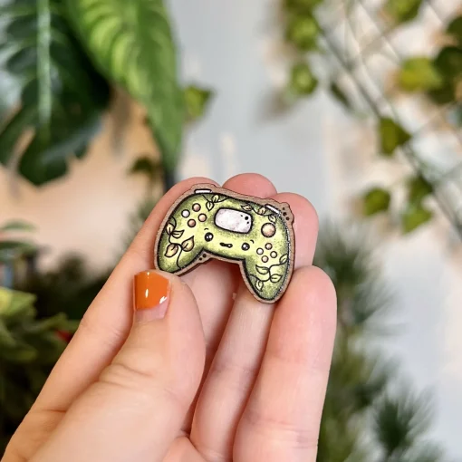 Cosy Gamepad Wooden Pin