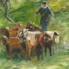 Cretan Goather Print