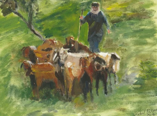 Cretan Goather Print
