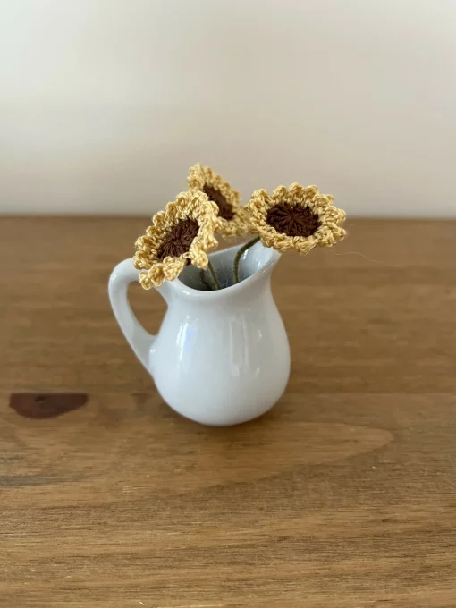 Crochet Miniature Flower Jug