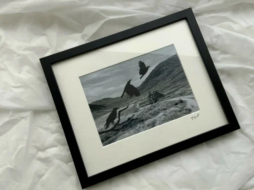 Crows Over Ruins - Medium