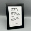 Cup Of Tea Mini Framed Poem
