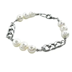 Curb Chain & Pearl