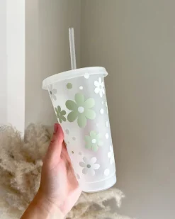 Cute Flowers 24oz Cold Cup