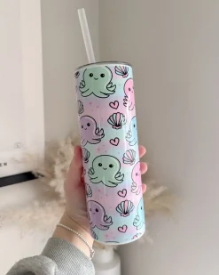 Cute Octopus 20oz Stainless Steel Tumbler