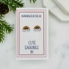 Cute Rainbow Cloud Stud Earrings | Handmade Joy | Art & Soul