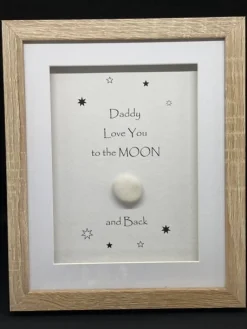 Daddy / Dad Love You To The Moon - Medium