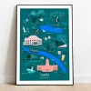 Dark Leeds Art Print – Unique Cityscape Decor | Art & Soul