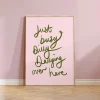 Dilly Dallying Print for Fun Home Decor | Art & Soul