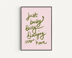 Dilly Dallying Print for Fun Home Decor | Art & Soul