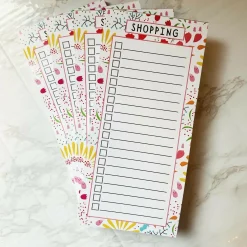 DL 'Confetti Petals' Shopping List Notepad