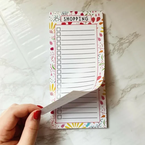 DL 'Confetti Petals' Shopping List Notepad