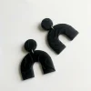 Dolly / Statement Earrings / Black Line
