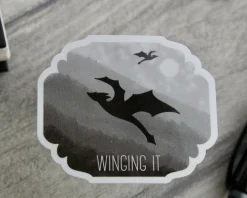 Dragon Sticker - Winging It