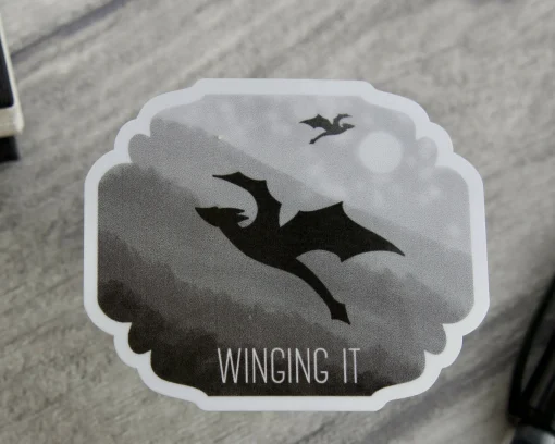 Dragon Sticker - Winging It