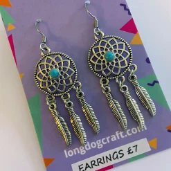 Dreamcatcher Charm Earrings