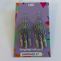 Dreamcatcher Charm Earrings