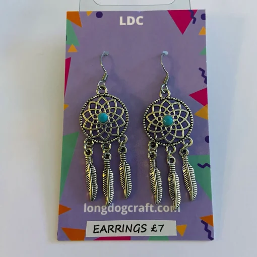 Dreamcatcher Charm Earrings