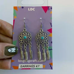 Dreamcatcher Charm Earrings