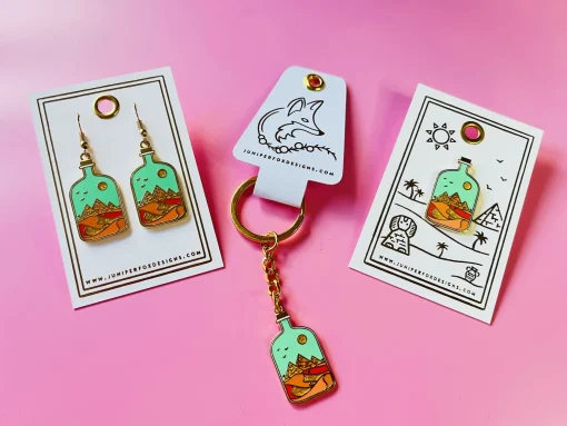 Earrings - Pyramid