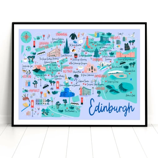 Edinburgh Art Print | Capture the Spirit of Scotland | Art & Soul