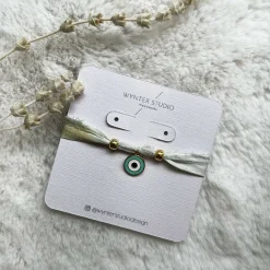 Evil Eye Silk Bracelet