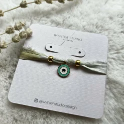 Evil Eye Silk Bracelet