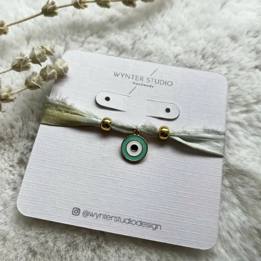 Evil Eye Silk Bracelet