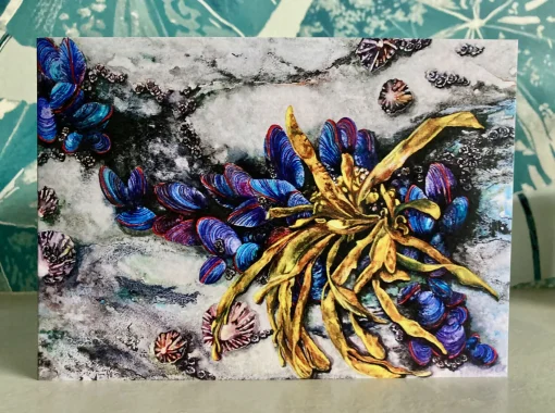 Exposed By The Ebb - Greetings Card