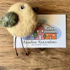 Felted Bird Brooch
