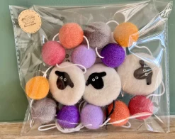 Felted Sheep Garland
