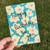 Floral birthday Card