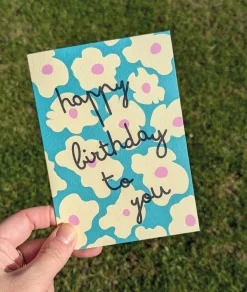 Floral birthday Card