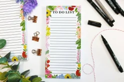 Floral To Do List, Tear Off Sheets