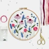 Flower Border Embroidery Kit