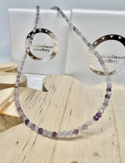 Fluorite Beaded Necklace