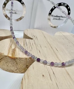 Fluorite Beaded Necklace