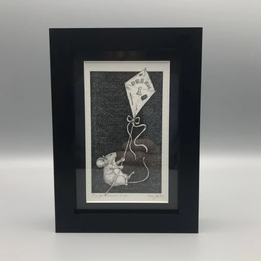 Fly Your Dreams High - Framed Limited Edition Print by Jenny Davies